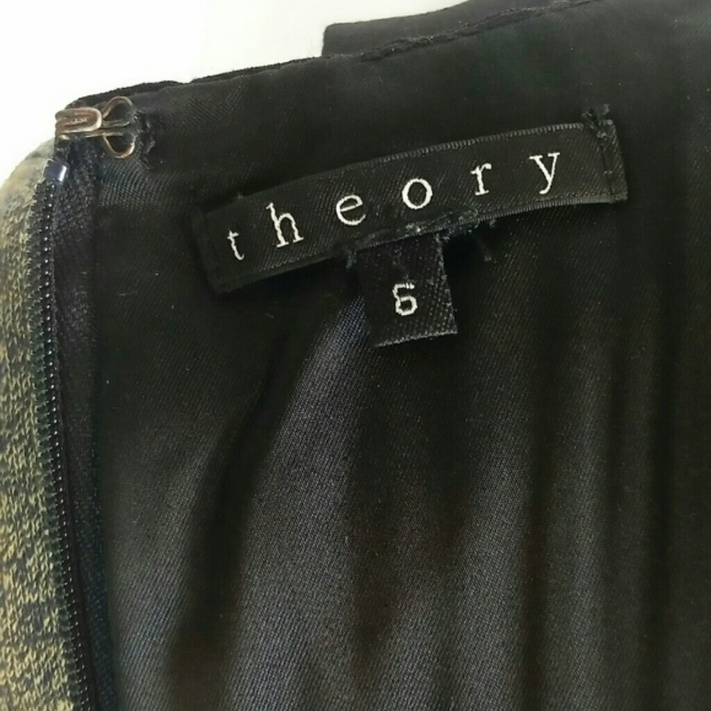 Theory sleeveless black dress sz.6 - Picture 6 of 11